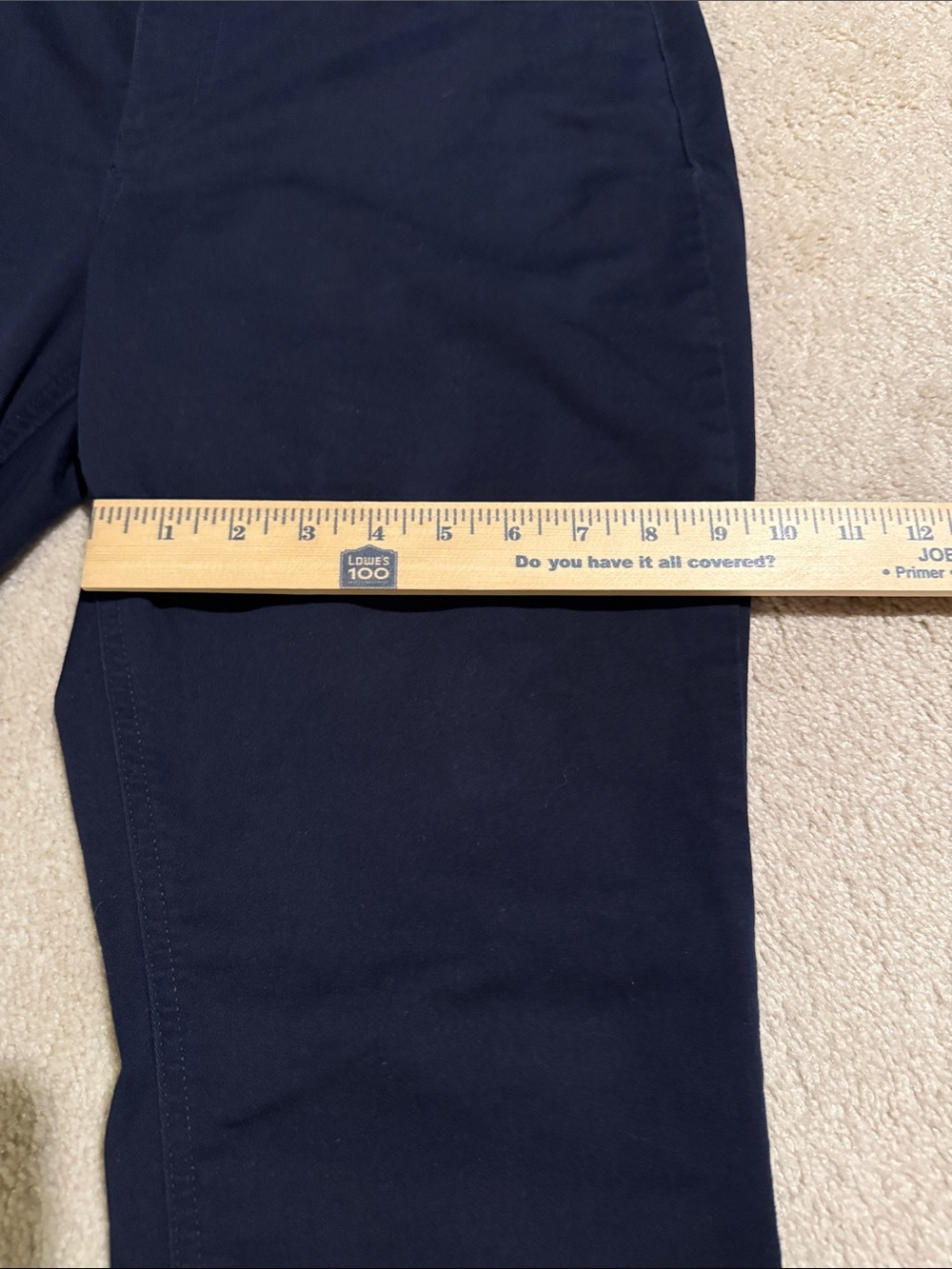 Liz Claiborne Dark Navy Sara Slim Leg Mid Rise Pants - Picture 5 of 9